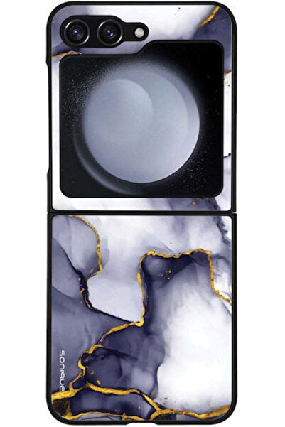 Other Θήκη Σειράς Sonique Marble για Samsung Galaxy Z Flip 5 Μωβ Γκρι