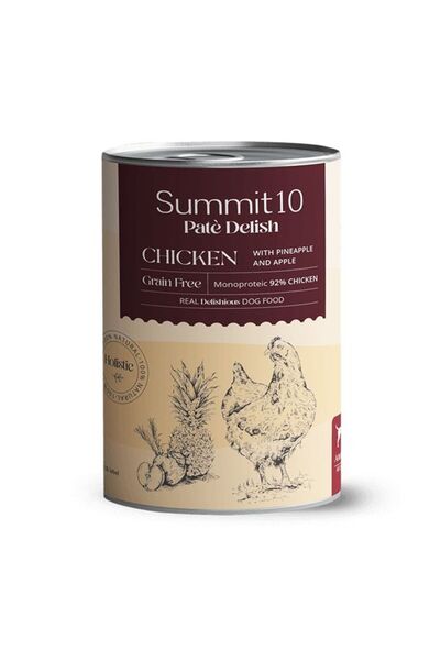 Summit10 Patè Delish Κοτόπουλο 92% με Ανανά και Μήλο 400gr