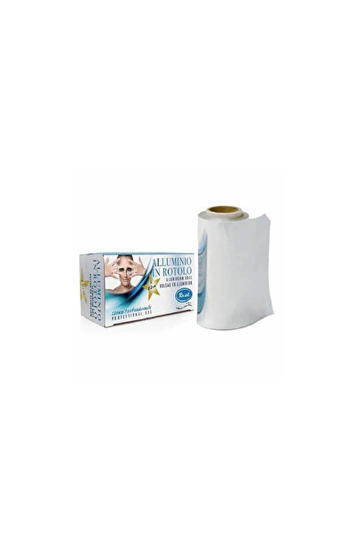 Roial Italia Aluminum Foil for Hair Dyeing Strands – 12 cm x 100 m, White