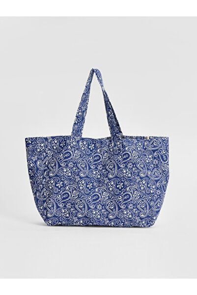 LC Waikiki Rmz Gi̇yi̇m Farkiyla Embroidered Women's Shoulder Bag