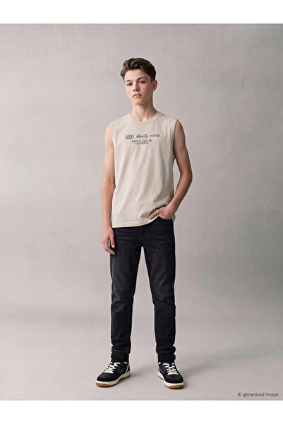 LC Waikiki Crew Neck Printed Boys' Athlete