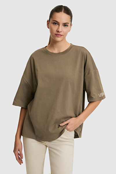 Women's Mink Crew NeckT-Shirt50323529-VR052