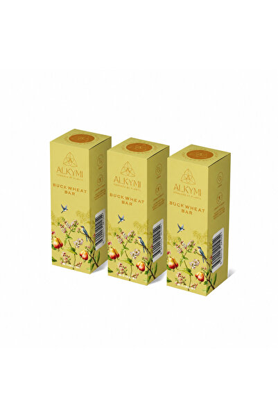 ALKYMI Vegan Karabuğdaylı Bar 3'lü Paket (50 G x 3 adet)