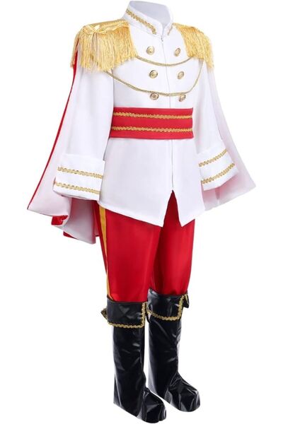Funny Party Shop Costum carnaval baieti Print cu pelerina, 5-6 ani, 112-120cm