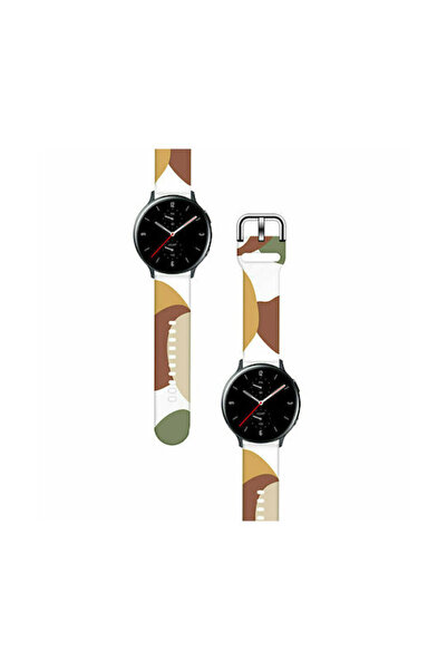 Hurtel Moro Λουράκι Σιλικόνης Μαύρο Καμουφλάζ (4) (Galaxy Watch (46mm) / Gear...