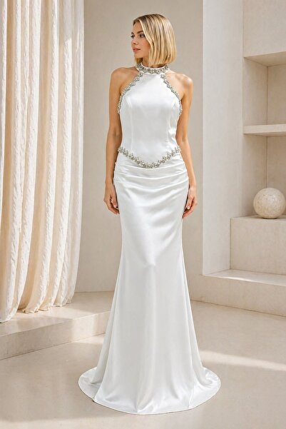 Rain and River Midnight Royal Evening Dress