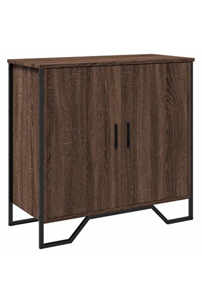vidaxl Wardrobe, brown oak, 78x35.5x74.5 cm, processed wood