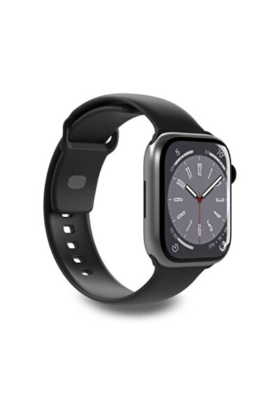 Puro Λουράκι Icon Σιλικόνης Μαύρο (Apple Watch 44/45/46mm/Ultra 49mm)