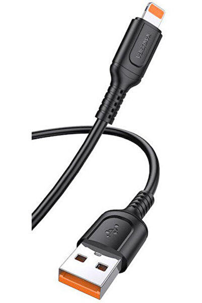 KAKUSİGA Καλώδιο USB-A σε Lightning 12W Μαύρο 1μ (KSC-805-L-BK)