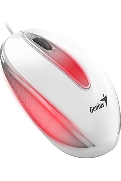 GENIUS DX-Mini Ενσύρματο Ποντίκι Λευκό