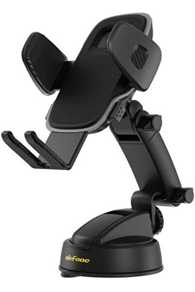 ULEFONE Armor Mount Βάση Κινητού Αυτοκινήτου με Ρυθμιζόμενα Άγκιστρα Μαύρο Κω...