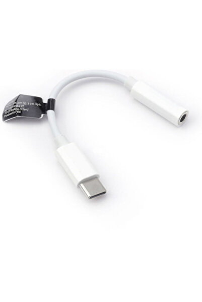 OEM Μετατροπέας USB-C αρσενικό σε 3.5mm θηλυκό Λευκό 1 τεμάχιο
