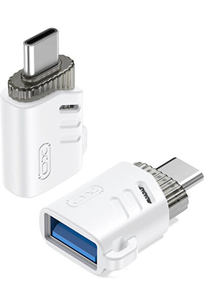 Xo Μετατροπέας USB OTG USB-C Αρσενικό σε USB-A Θηλυκό Λευκό