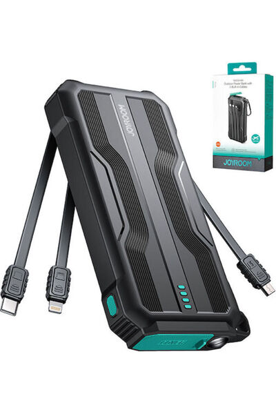 Joyroom JR-L016 Power Bank 10000mAh με θύρα USB-A και θύρα USB-C Μαύρο