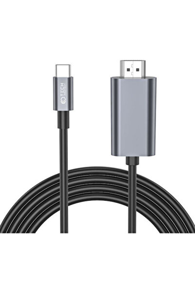 Tech-Protect Ultraboost Καλώδιο HDMI αρσενικό - USB-C αρσενικό 2μ Μαύρο