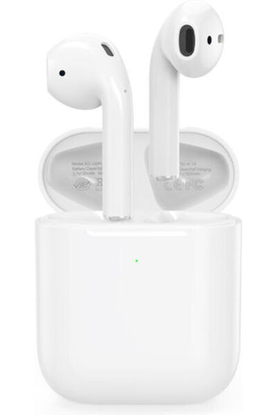 Xo Q2 Ασύρματα ακουστικά Bluetooth Handsfree με θήκη φόρτισης, Λευκά