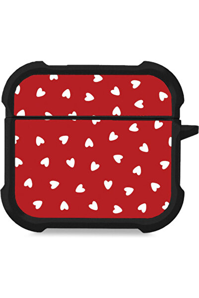 Other Θήκη Σιλικόνης Sonique Heart Series σε κόκκινο χρώμα για Apple AirPods 4