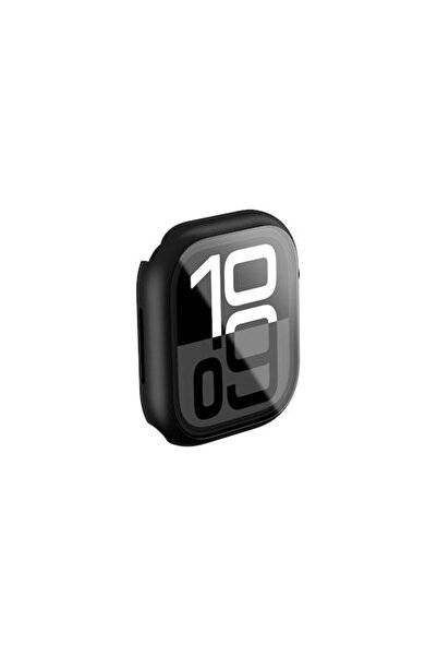 Amazingthing Πλαστική θήκη με γυαλί σε μαύρο χρώμα για Apple Watch 42mm