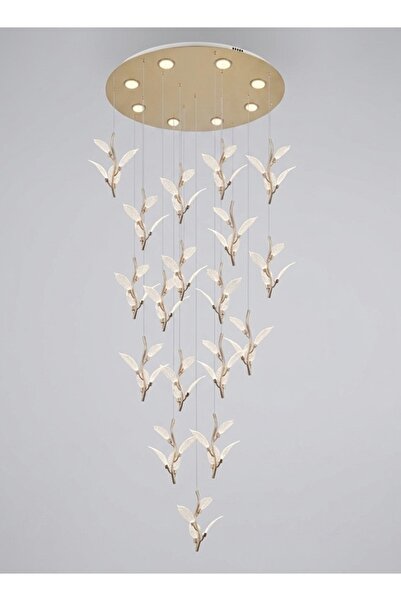 spolux Modern Lighting, Chandelier, Light, Luxury Leaf Chandelier, Gold color...
