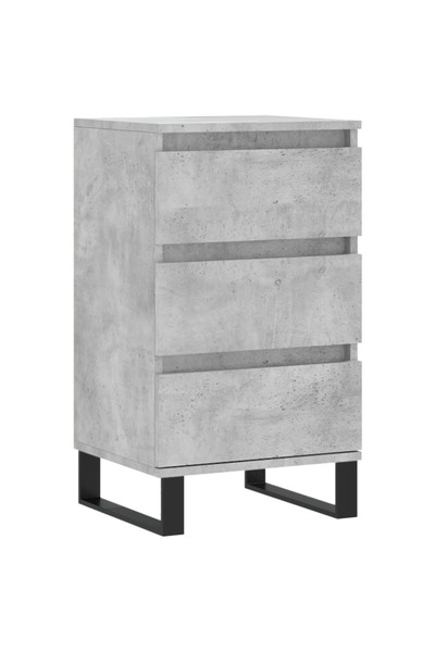 vidaxl Servantă, gri beton, 40x35x70 cm, lemn prelucrat