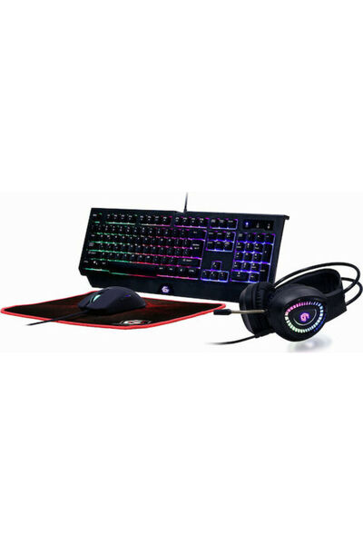 Gembird Πληκτρολόγιο Gaming Phantom με φωτισμό RGB (Αγγλικό US)
