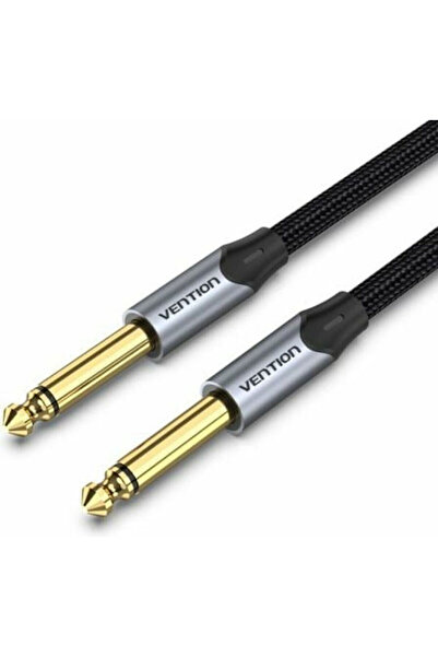 Vention Καλώδιο Jack 3.5mm Αρσενικό - Αρσενικό 3.5mm Μαύρο 1.5μ με επιχρυσωμέ...