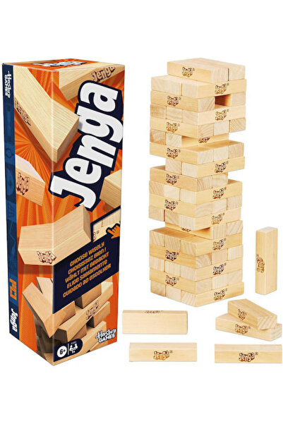 Hasbro Games Επιτραπέζιο παιχνίδι Jenga για 1+ παίκτες, 6+ ετών, Hasbro Κωδικ...