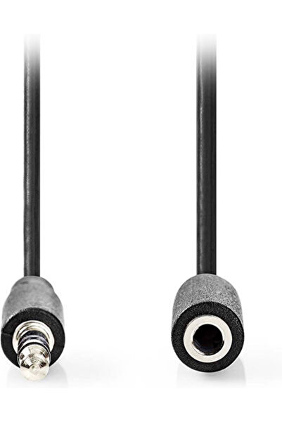 Nedis Καλώδιο Jack 3.5mm, Αρσενικό 3.5mm - Θηλυκό 3.5mm, Ασημί, 10μ, Με επιχρ...