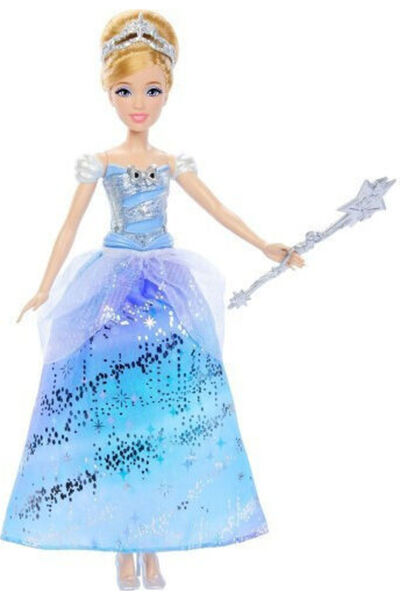 Mattel Games Κούκλα Σταχτοπούτα της Mattel με μαγικό ραβδί για ηλικίες 3+ ετώ...