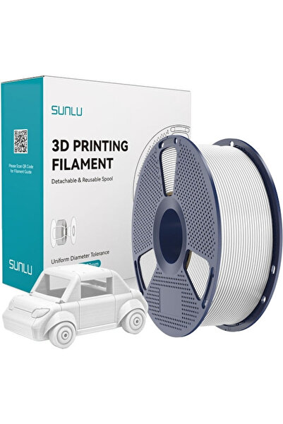Sunlu PETG Νήμα Εκτυπωτή 3D 1.75mm 1kg λευκό 1kg