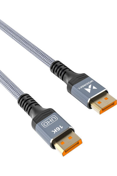 WOZINSKY Καλώδιο DisplayPort αρσενικό - 2μ Μαύρο