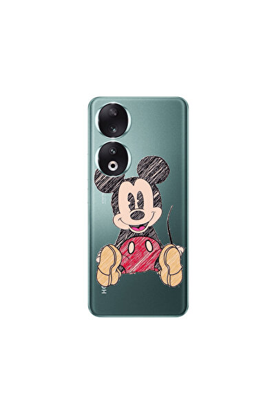 Other Honor 90 5G Mickey mouse 2 Transparent Silicone TPU Θήκη
