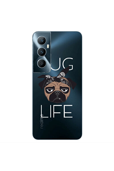 Other Realme C65 Pug Life Transparent Silicone TPU Θήκη