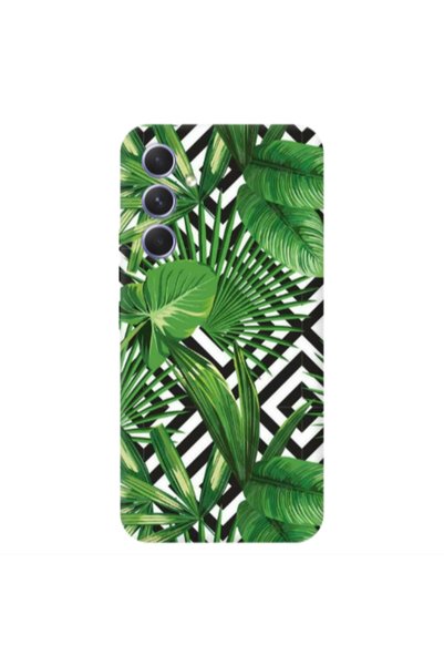 Other Samsung A56 Green Laves arrow Transparent Silicone TPU Θήκη