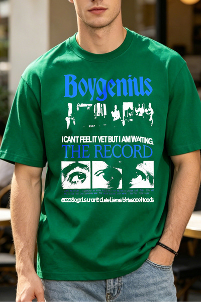 Fleck تي شيرتات كاجوال للرجال من Boygenius لا أشعر بها بعد الآن ولكن أنتظارها...