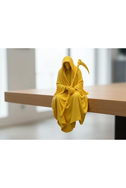 OEM 3D Printed Grim Reaper Decorative Figurine for Shelf or Desk 10cm