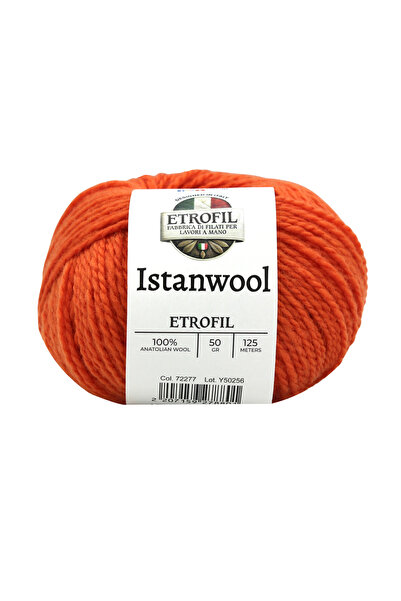 Etrofil Istanwool Fire de tricotat Morcov 100% Lână Turcească 50g 125m (72277)