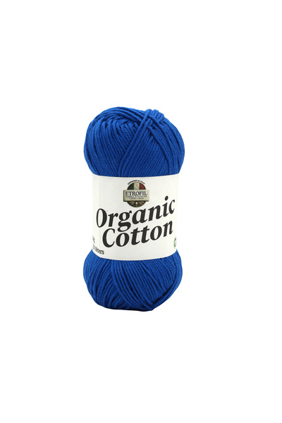 Etrofil Organic Cotton Knitting Yarn Steel Blue 100% Organic Cotton 50g 125m ...
