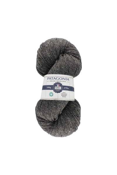 Etrofil Patagonia pređa za pletenje tamno siva 100% organska merino vuna 100g...