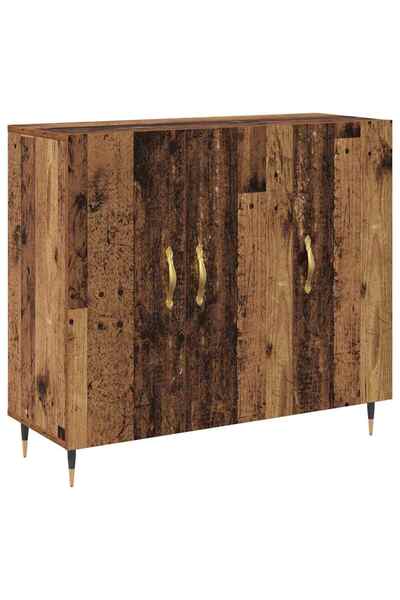 vidaxl Bufet Lemn vechi 90 x 34 x 80 cm Lemn compozit