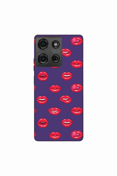 OEM Husa compatibila cu Motorola Moto G75 Silicon Gel Tpu Model Buze Pattern