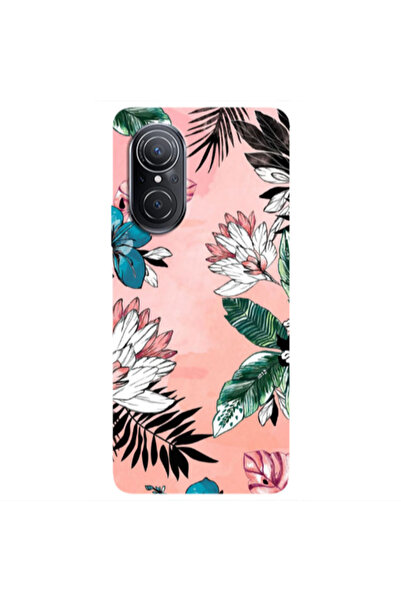 Other Huawei Nova 9 SE Tropical flowers Transparent Silicone TPU Θήκη