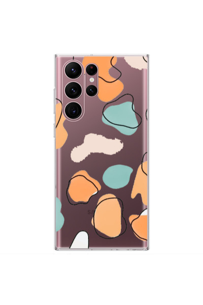Other Samsung S22 Ultra Colorful spots Transparent Silicone TPU Θήκη