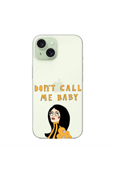 Other Apple iPhone 15 Plus Call me baby Transparent Silicone TPU Θήκη
