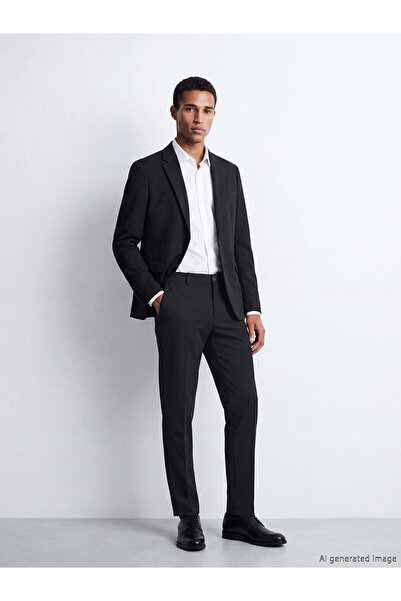 LC Waikiki Nevavm Slim Fit Men's Suit Pants with Difference