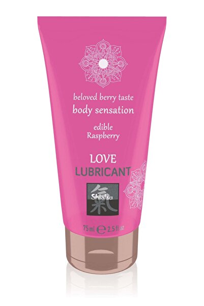 Shiatsu Lubrifiant comestibil Love 75 ml Zmeură