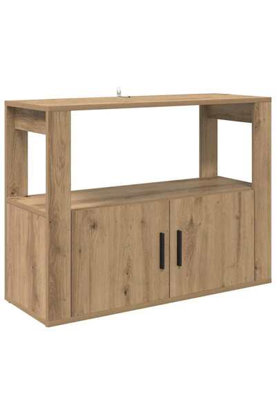 vidaxl Bufet stejar artizanal 80 x 30 x 60 cm Lemn compozit