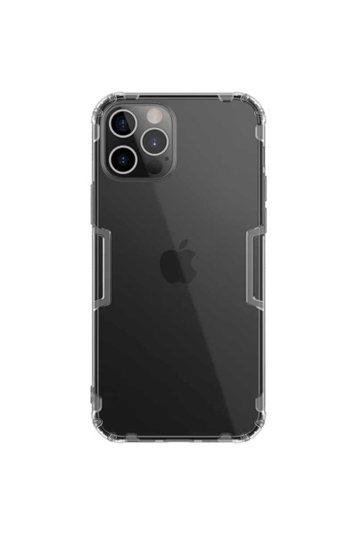 Nillkin Φυσική Σιλικόνη Πίσω Θήκη Γκρι (iPhone 12 / 12 Pro)
