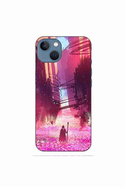 OEM Case compatible with Apple iPhone 13 Silicone Gel Tpu Fantasy Wizard Pattern