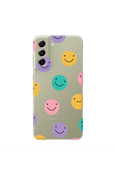 Other Samsung S22 Colorful smiles Transparent Silicone TPU Θήκη
